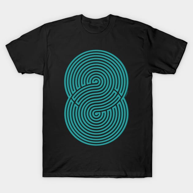Modern Labyrinth - Maze T-Shirt by ImproveYourself